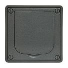 Busch-Jaeger 20 EFDB2 SCHUKO® socket, for wall installation, hammer finish grey