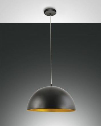 Fabas Luce 3215-40-101 black/gold E27 pendant light LB20