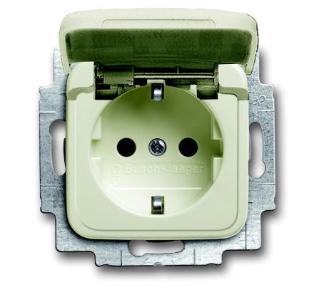 Busch-Jaeger 20 EUKB-212 SCHUKO® socket insert, with increased contact protection white