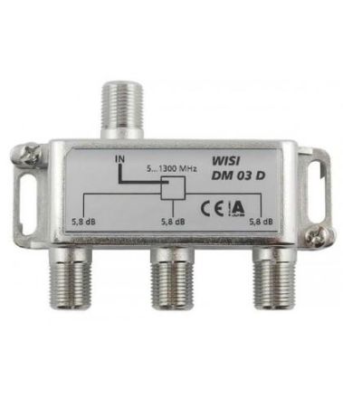 WISI DM03D 3-way CATV distributor 5...1300 MHz