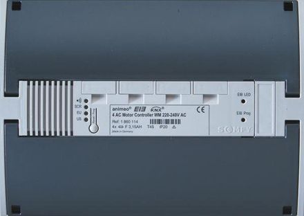 Somfy 1860114 blind actuator KNX animeo AP 4f 8In