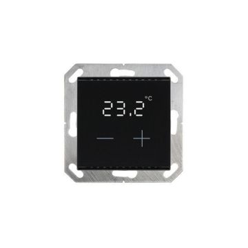 Elsner Cala KNX T 101 black RAL9005 room temperature controller
