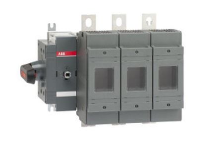 ABB Stotz-Kontakt OS250DS03K, load break switch for fuse, 3-pole, 250A with direct mounting handle, 1SCA022860R3130
