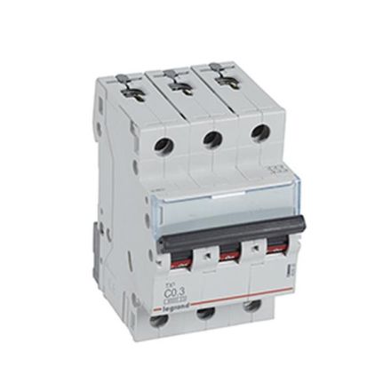 Legrand 403535 Circuit breaker TX3 C0, 3A 3P 6KA 3M
