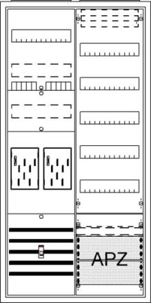 ABB Striebel & John 2CPX054239R9999 BA27CM AP BKE-I A27 2Z1V5A2 Complete cabinet