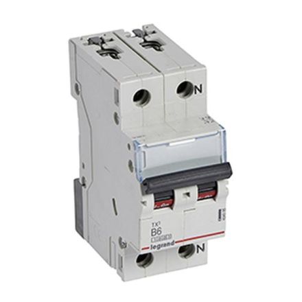 Legrand 404095 Circuit breaker TX3 B6A 1P+N 10KA 2M