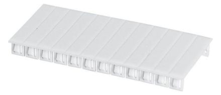 Eaton 178978 empty space cover 6 division units white coarse ribbed