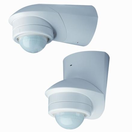 Grothe McGuard professional BM240ws white motion detector, 94531