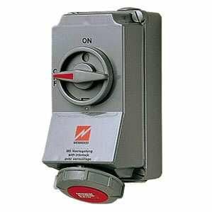 Mennekes 7288 32A5P 6H400V DUO IP44 wall socket