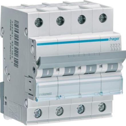 Hager MCN432 circuit breaker 4-pole C32A 6kA 4M