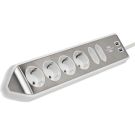 Brennenstuhl 1153590620 estilo 6-way white power strip