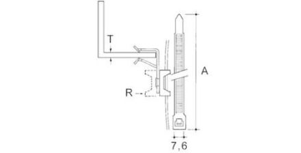 Niedax AH814-CT4 EKLIPS cable fastening
