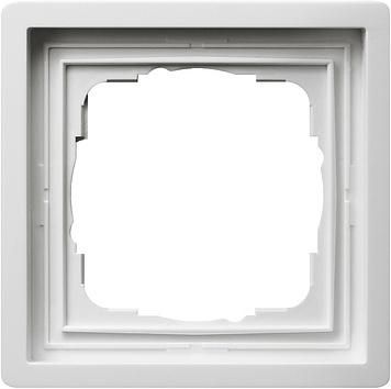 Gira 0211112 1-way cover frame surface switch pure white