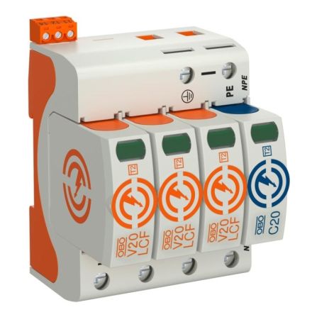 OBO Bettermann 5095546 V20-LCF-3+1+FS-2 leakproof 3-pole + NPE + FS SurgeController V20