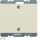 Berker 10450102 Blind cover with central piece and screw fastening white, glossy Berker Ar