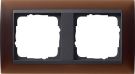 Gira 021213 2-way cover frame for anthracite Gira Event Opaque Dark Brown