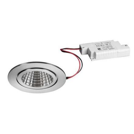 Brumberg 39375423 LED recessed spotlight 230V 6W 3000K stainless steel.