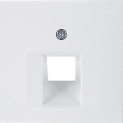 Berker 14078989 Centre piece for UAE socket polar white, glossy Berker S.1/B.3/B.7