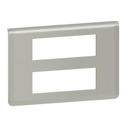 Legrand 079336L Mosaic 2x6-mod.horizontal alu frame