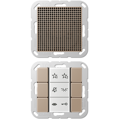 Jung SIAIA6CH audio indoor station, Series A, champagne