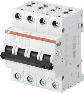 ABB Stotz-Kontakt S203-C80NA, circuit breaker C-Char., 6kA, 80A, 3P,+NA, 2CDS253103R0804