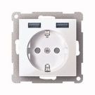 ELSO ELG365340 socket 1f pws USB UP with KS IP20 ZP