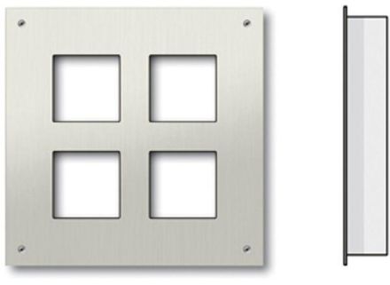 TCS ZAU2007-0030 for 2x2 AMI modules front panel flush-mounted box