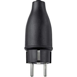 MERTEN 123851 solid rubber plug SCHUKO 16A 250V black