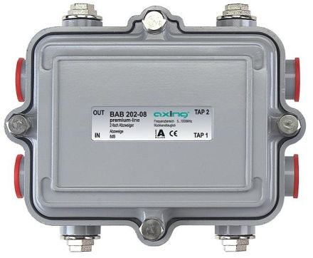 Axing BAB20208 2-way branch, 8 dB, 5...1006