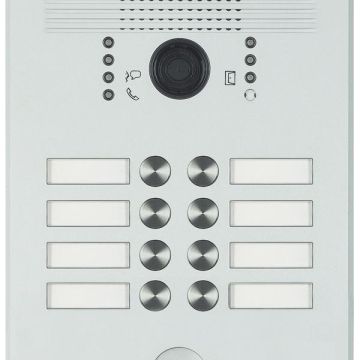 Bticino 308002 Video door station Video-AV Alu 8 call buttons, (Silver)