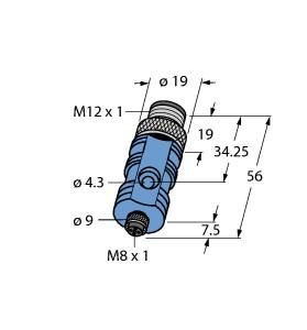 ESCHA 8008138 FSM4-SKP4 Adapter