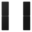 JUNG A502TSASWM button set F50 Series A | 2-way | graphite black matt