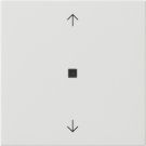 GIRA 510503 KNX-RF operating top unit System 55 | 1-way, arrows | pure white glossy