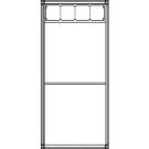 Ritto 1552470 Housing 2-way + 4 module slots, surface-mounted, white