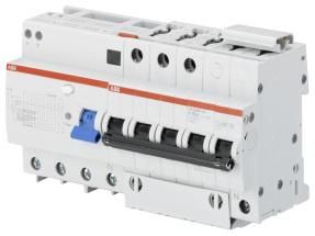 ABB Stotz-Kontakt DS254N-UC-B63/0.03, FI/LS combination, type B 10kA, 4P/N-UC, all-current sensor, B 63A, 30mA, 2CDR274568R1635