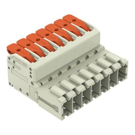 Wago 831-1207 1-conductor pin header, lever, push-in CAG