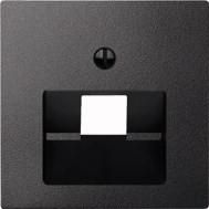 MERTEN 298314 central plate anthracite System M