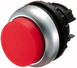 Eaton M22-DH-R push button, raised, red, momentary, 216641