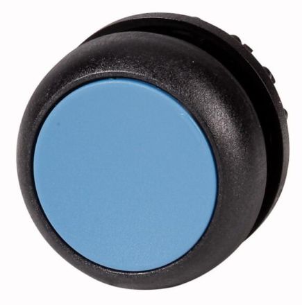 Eaton M22S-DB push button, flat, blue, momentary, 216601