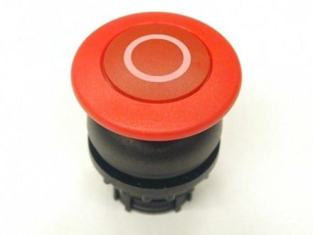 Eaton M22S-DRP-R-X0 mushroom pushbutton, red 0, latching, 216752