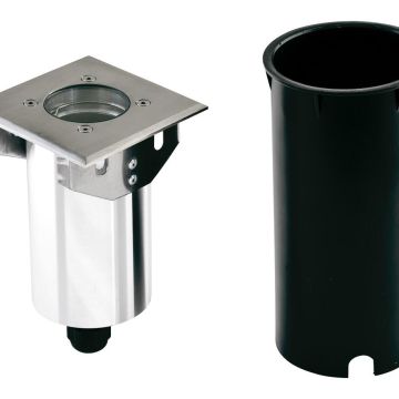 EVN 674210 quad. Alu IP66 GU10 max.35W 230V recessed floor spotlight