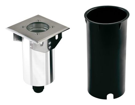 EVN 674210 quad. Alu IP66 GU10 max.35W 230V recessed floor spotlight