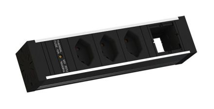 Bachmann 936.015 power strip 4f black 0.2m 35° IP20