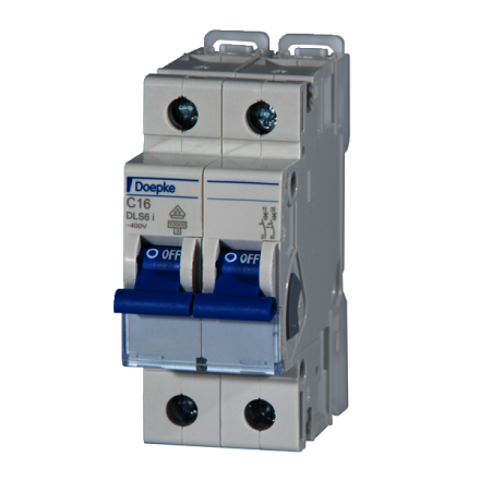 Doepke 09916255 DLS6I C3A 2-pole 10KA circuit breaker