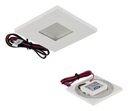 EVN LQ4601W 0.6W 12V DC quad IP44 cold white white LED recessed wall light