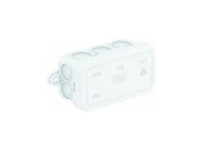 OBO Bettermann A 6 HF RW 80x43x34 pure white cable junction box, 2000005