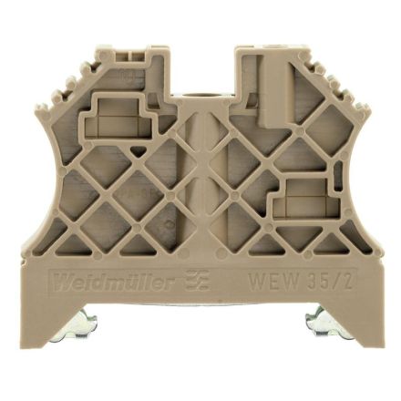 Weidmüller 1061200000 WEW35/2 dark beige end bracket