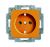 Busch-Jaeger 20 EUCKS-14-212 SCHUKO® socket insert, with increased contact protection orange RAL 2004