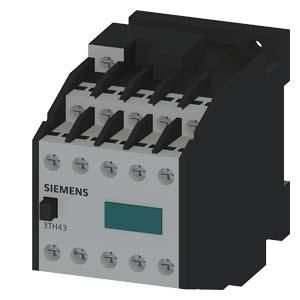 Siemens 3TH4346-0AG2 auxiliary contactor AC 110V 50/60Hz
