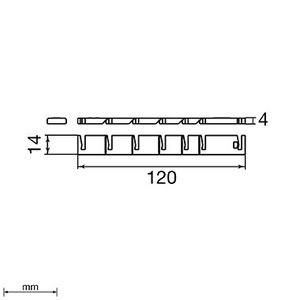 Unex 40850 grey RAL7035 U43X retaining bridge